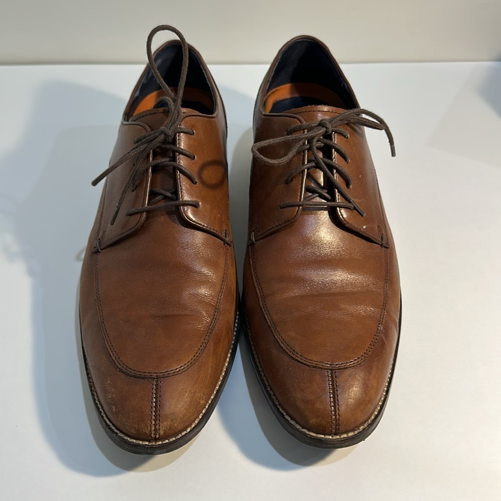 Cole Haan Grand OS C11629 Brown Leather Men’s Dress Shoes 11.5 - Picture 4 of 6